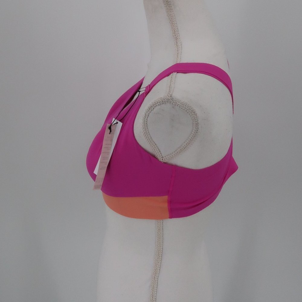 Victoria's Secret Purple Orange Cross Back Sports Bra Large NWT - Picture 5 of 7